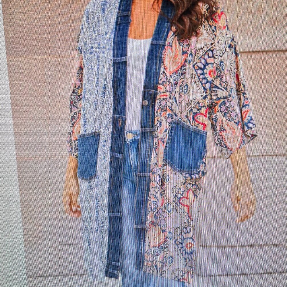 SHANNON PASSERO KIMONO CARDIGAN  0/S.  NWT
